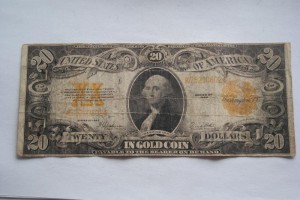 20 долларов 1922г Gold.США