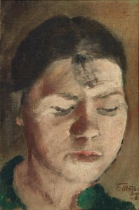 Борис Шатилов двойной женский портрет 1935г.