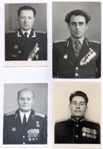 Фотографии военных из личных дел.  13 шт.