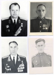 Фотографии военных из личных дел.  13 шт.