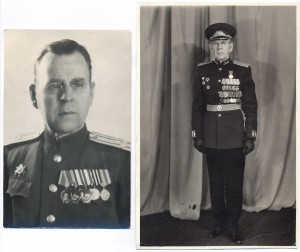 Фотографии военных из личных дел.  13 шт.