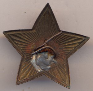 Звезда с накладным СиМ.( магнитная - 37 мм.)