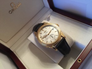 Золотые часы OMEGA DE VILLE CO-AXIAL POWER RESERVE GOLD 39 M