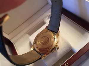 Золотые часы OMEGA DE VILLE CO-AXIAL POWER RESERVE GOLD 39 M