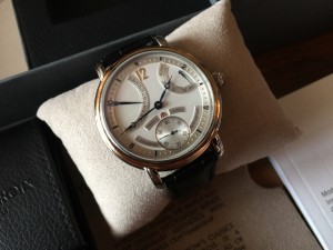 Сталь-золото MAURICE LACROIX MASTERPIECE CALENDRIER RETROGRA