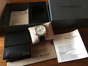 Сталь-золото MAURICE LACROIX MASTERPIECE CALENDRIER RETROGRA