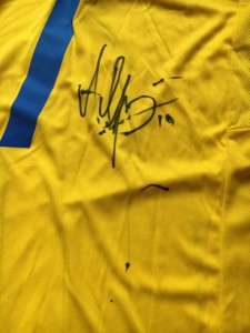 Оригинальная игровая футболка сборной Украины