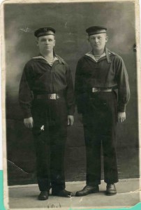 Моряки РККФ."Водолазная партия" и "Красная Аджария". 1935 г.