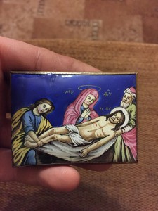 Финифть, накладки на евангелие.