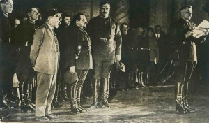 Уншлихт,Калинин,Эйдеман,Бубнов на торж.вечере в Ак.им Фрунзе