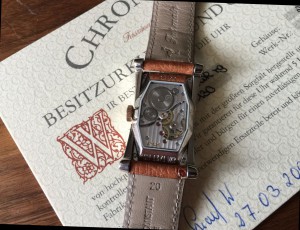 Золотые CHRONOSWISS DIGITEUR WHITE GOLD WITH ROSE GOLD DIAL