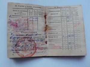 Краснофлотская книжка на гвардии ст. 1 ст  Табалина А.В.ТОФ