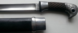 Шашка командного состава РККА обр. 1927 года в белом металле