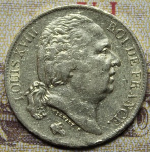 20 франков 1824 (золото 900пр)