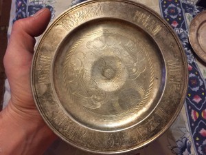Евхаристический набор серебро 1867г !