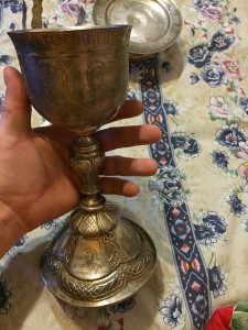 Евхаристический набор серебро 1867г !