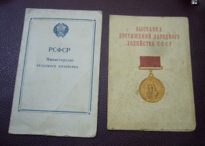 Два дока на одного ВДНХ + ОСС сельского х-ва РСФСР