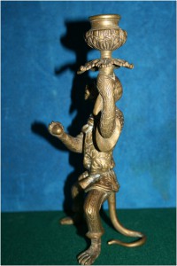 Подсвечник Обезьяна (бронза)