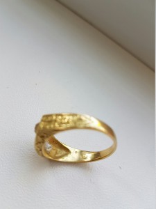 Мужской перстень ЗОЛОТО 750 сапфир бриллианты