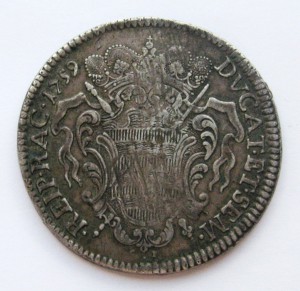 Талер Рагуза-Дубровник 1759 год