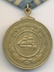 Медаль Нахимова, ухо.