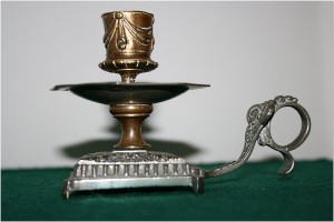 Подсвечники с ручкой (бронза) 2 шт.