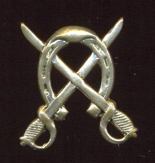 Кавалеристская эмблема на лычку