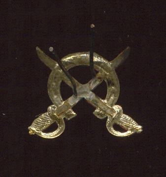 Кавалеристская эмблема на лычку