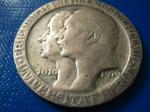 3 МАРКИ 1910 100 ЛЕТ УНИВЕР. БЕРЛИН ФИКС