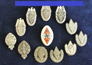 Значки соревнований HJ погодовка