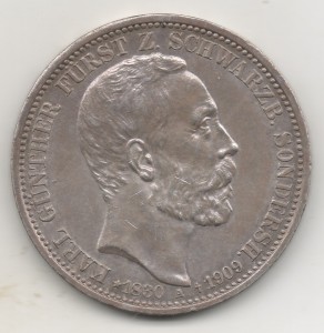 3 марки Schwarz. Sondersil  1909