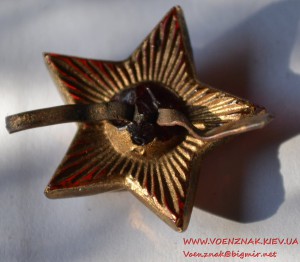 Чешская кокарда маленькая (2,2 см) на пилотку, тяжелый метал