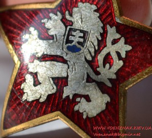 Кокарда чешская большая (3,5 см) на фуражку