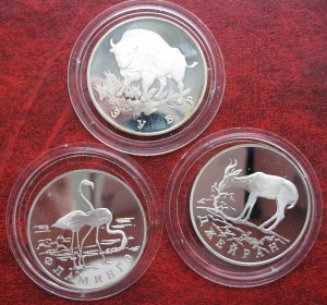 Красная Книга в серебре 1993,1994,1995,1997 года