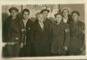 Редкое фото:комсомольский отряд по борьбе с хулиганами. 1929