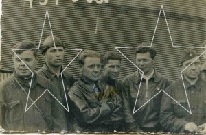 Экипаж самолёта "Н-171" во главе с ГСС В.С.Молоковым.1937 г.