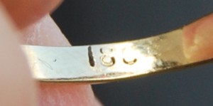 АНГЛИЯ кольцо с бриллиантом 1900 гг ПРИЯТНАЯ ЦЕНА