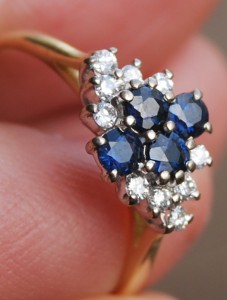 ЕВРОПА кольцо с бриллиантами 10 шт ХХ в. ПРИЯТНАЯ ЦЕНА