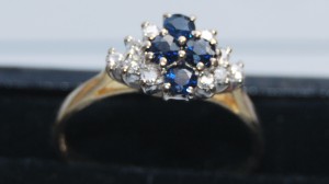 ЕВРОПА кольцо с бриллиантами 10 шт ХХ в. ПРИЯТНАЯ ЦЕНА