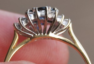 ЕВРОПА кольцо с бриллиантами 10 шт ХХ в. ПРИЯТНАЯ ЦЕНА