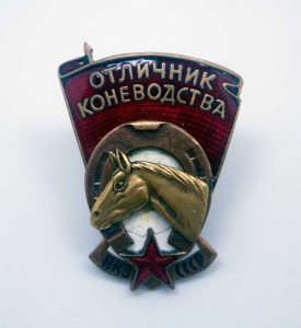 ОТЛИЧНИК КОНЕВОДСТВА НКЗ СССР Красивый!