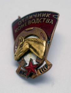 ОТЛИЧНИК КОНЕВОДСТВА НКЗ СССР Красивый!