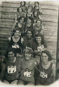 Женская команда ЦДКА по лёгкой атлетике. 30 июля 1932 г.