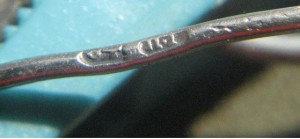 Брошь " Роза" серебро 84.