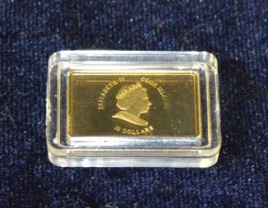 10 долларов о-ва Кука. Золото 5гр