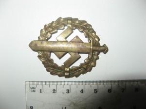 Спортивный знак СА в бронзе