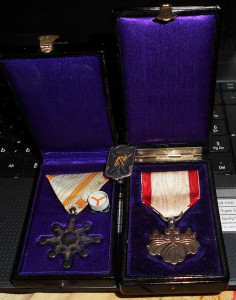 Комплект орденов и знак имперская Япония