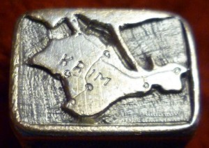 Немецкий перстень КРЫМ. Серебро. Оригинал!