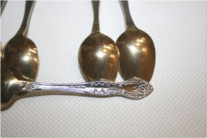 Набор ложек (золочение)