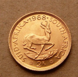 Золото Юж. Африка 2R 1968